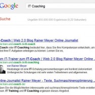 Auf die Präsentation des Suchergebnisses bei Google Einfluss nehmen