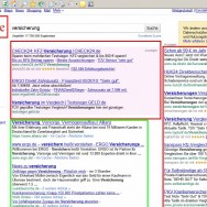 Werbung auf der Website und Suchmaschinen-Optimierung