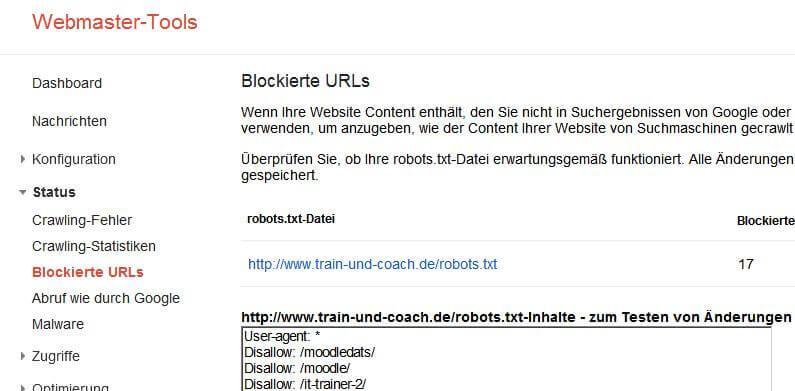 Webmaster Tools Fehler beseitigen 4 Webmaster Tools Fehler beseitigen 4